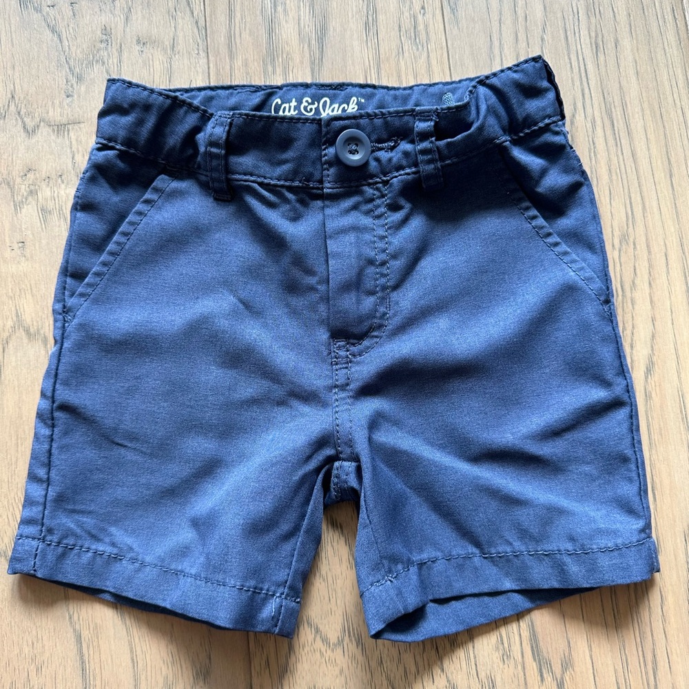 TWO PAIRS-Toddler Boys' Quick Dry Chino Shorts-Cat & Jack, 2 pairs — 2T & 3T EUC